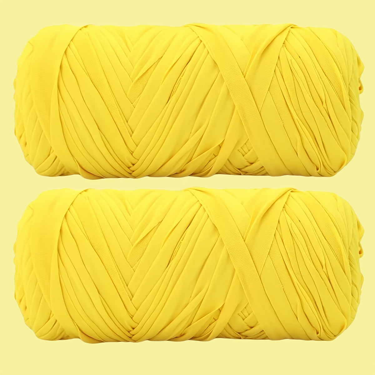 Fil de coton pour t-shirt 400 g (2 x 200 g) mélange de coton épais en 49 couleurs – Fil épais et doux pour paniers au crochet, sacs, tapis, projets de macramé et tricot – Fil de loisirs créatifs idéal pour les débutants