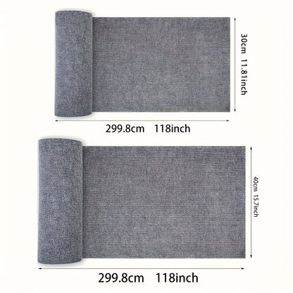 Cat Scratch Furniture Protector Tape 11.81x118.11 Inch Adhesive Anti-Scratch Guard for Sofa Couch Chair Carpet Deterrent Strip Prevent Cat Claws Damage Light Grey Brown Black Blue