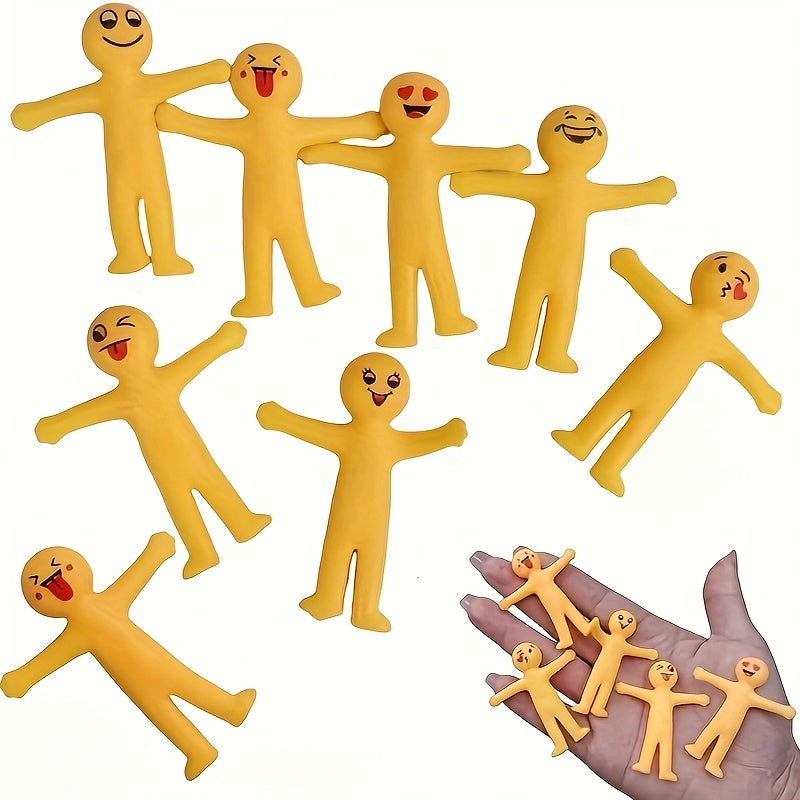 30 figurines extensibles Lala pour enfants - Mini poupées créatives en plastique semi-souple, jouet sensoriel anti-stress, cadeau idéal pour pochettes surprises, bas de Noël et fêtes pour garçons et filles, styles aléatoires