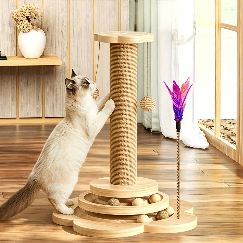Arbre à chat et griffoir – Griffoir en sisal et bois massif, styles variés : champignon, dauphin, velours, hamac et planche verticale, tailles S/M/L/XXXL pour chats de tous âges