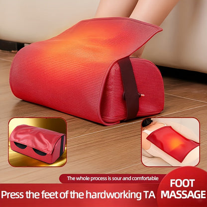 Masseur de pieds électrique avec chaleur – Pétrissage profond et compression pour jambes, pieds et bras, usage à domicile et au bureau, modèles multiples avec housses de pieds