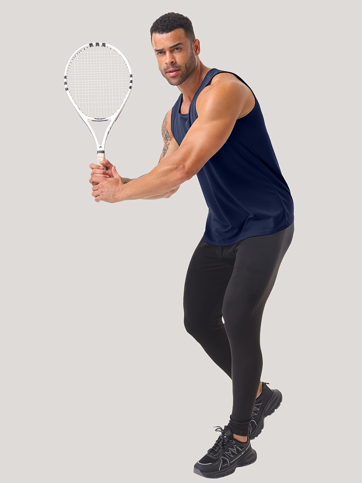 Lot de 6 débardeurs de sport à séchage rapide pour homme – Hauts sans manches respirants pour le fitness, le basket-ball, le football et la course à pied – Couleurs variées, tailles S à XXL