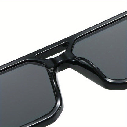 Lunettes de soleil unisexe à monture carrée oversize, protection UV, branches rétro écailles de tortue, pour hommes et femmes, voyage, plage, usage quotidien, inclut étui et chiffon de nettoyage, 6 couleurs