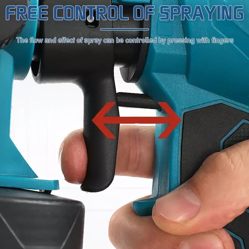 Pistolet à peinture électrique HVLP – Pistolet pulvérisateur airless avec 3 motifs, réservoir de 800 ml, nettoyage facile pour maison, meubles, placards, clôtures, murs, voitures et projets de bricolage