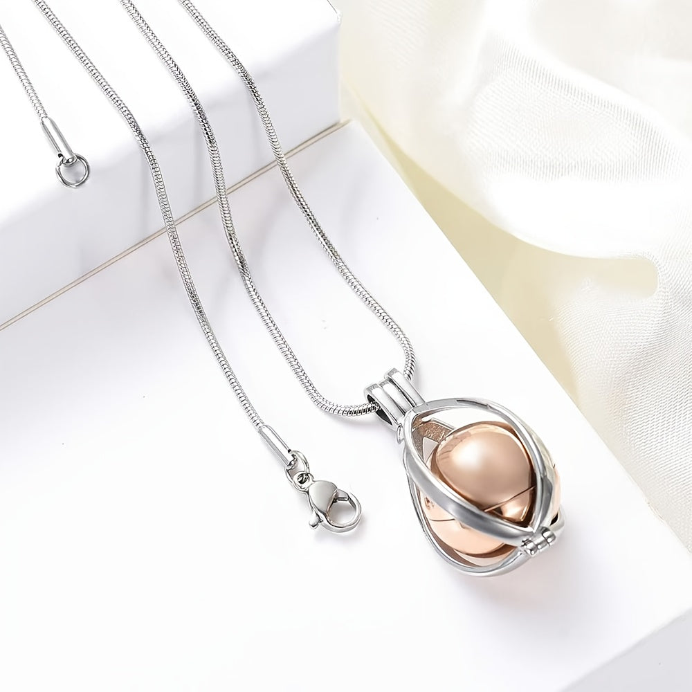 Collier commémoratif en forme de goutte d'eau pour cendres - Pendentif funéraire en acier inoxydable pour cendres humaines ou d'animaux, cheveux, parfum ou sable, bijou de deuil pour la perte d'un être cher ou d'un animal de compagnie