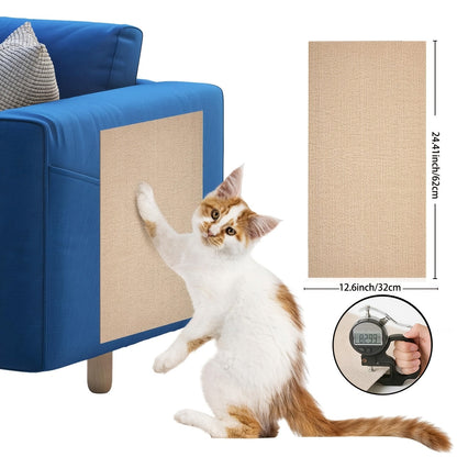 Protecteurs de meubles anti-griffes pour chat auto-adhésifs - Protections découpables pour canapé et mur, dispositifs de dissuasion durables contre les griffades de chat pour canapé, chaise, cadre de porte