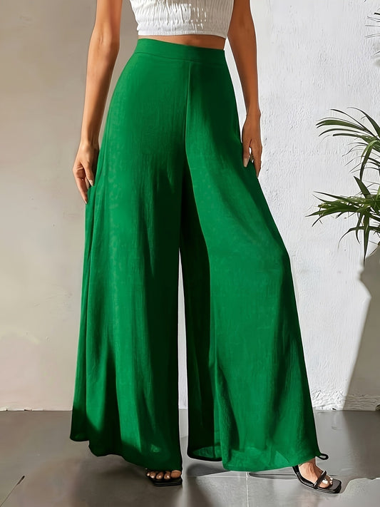 Pantalon large pour femme, décontracté, taille élastique, léger, ample, long, toutes saisons, coupe confortable, plusieurs couleurs, S-XXL