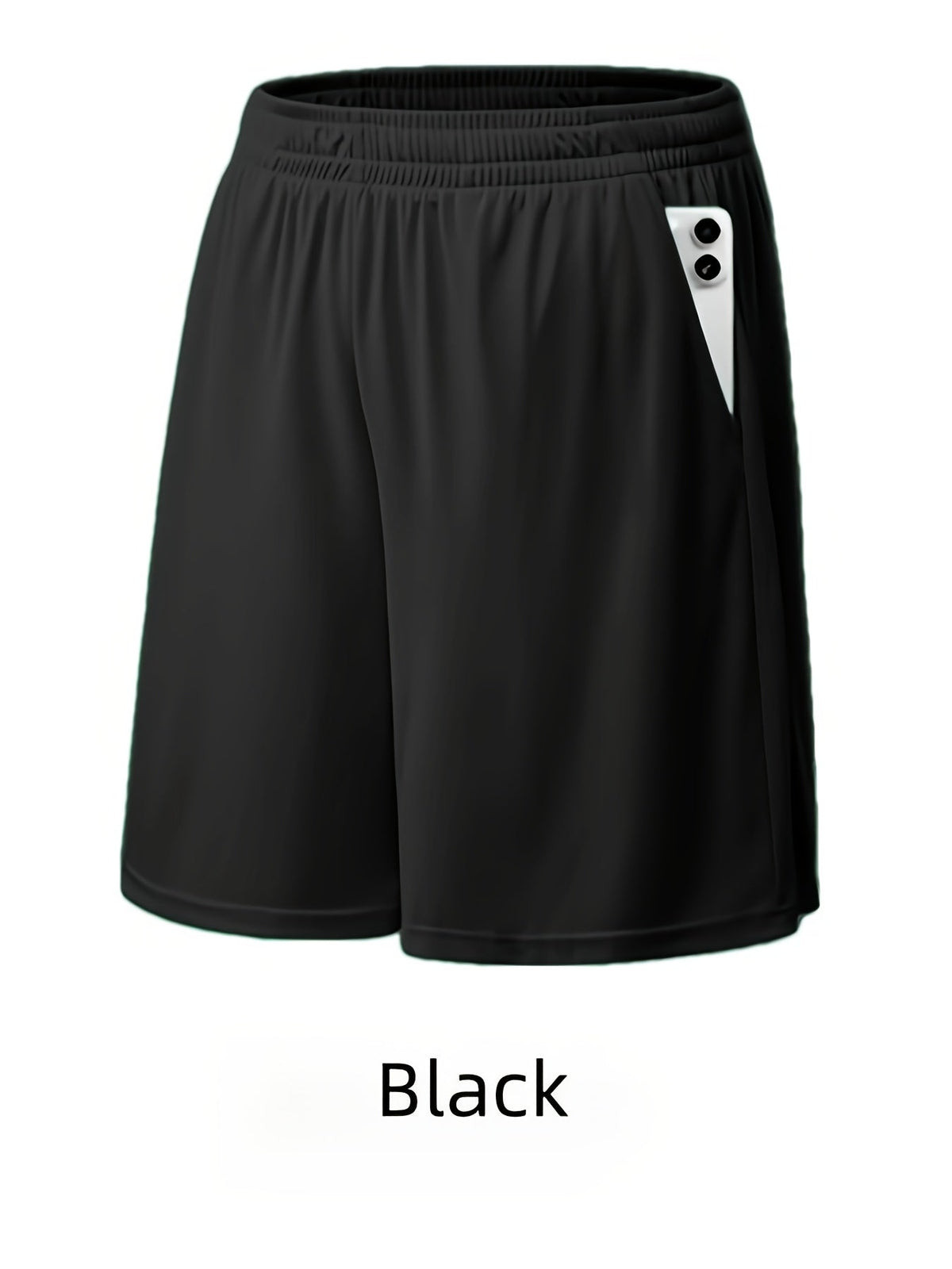 Shorts de sport à séchage rapide pour homme avec poches et taille ajustable – Shorts de training, running et salle de sport légers et coupe ample pour hommes et adolescents, 100 % polyester, couleurs unies, lavables en machine, lot de 10 en gros