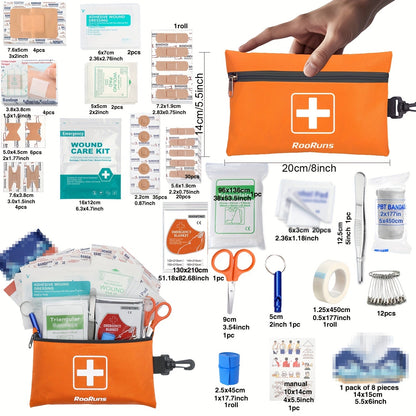 Tactical IFAK First Aid Kit with Tourniquet, Scissors & Whistle – Portable Trauma Bag for Hiking, Camping, Hunting, Car & Outdoor Emergencies, Multiple Sizes & Colors Available