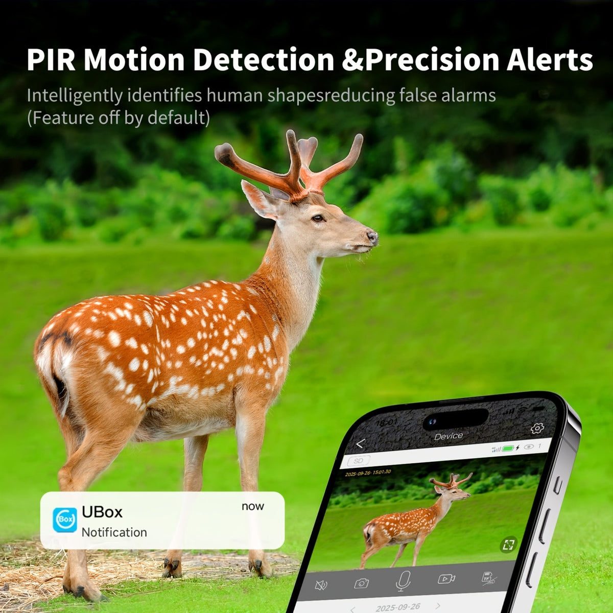 Caméra de surveillance solaire 4G LTE sans fil pour extérieur – Aucune connexion WiFi requise, vision nocturne 4K, vue en direct à 360°, audio bidirectionnel, caméra de chasse étanche pour la surveillance des fermes, ranchs et de la faune