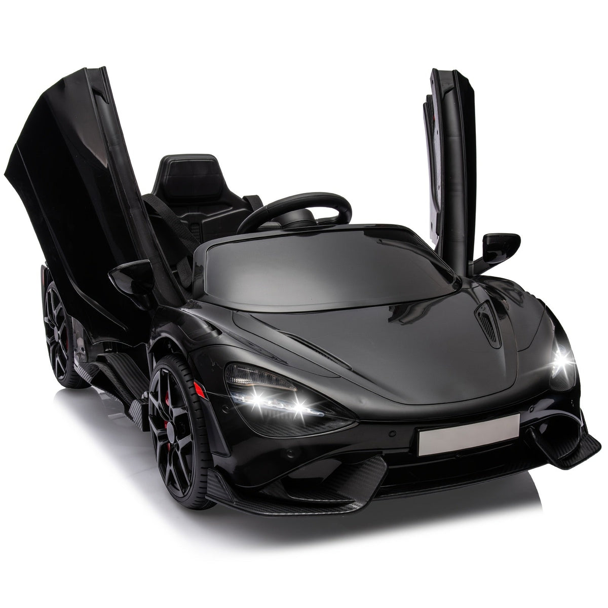 Voiture électrique pour enfants de 3 à 5 ans - Véhicule à batterie avec 3 vitesses, télécommande parentale, système de suspension et lumières LED | Cadeau d'anniversaire ou de Noël pour garçons et filles