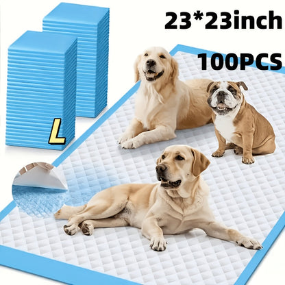 Alèses pour chiens XXXL épaissies – Tapis d'apprentissage pour chiots ultra-absorbants à 6 couches, anti-fuites et anti-odeurs pour grands chiens, conception lestée résistante aux déchirures pour chambre et panier pour chien