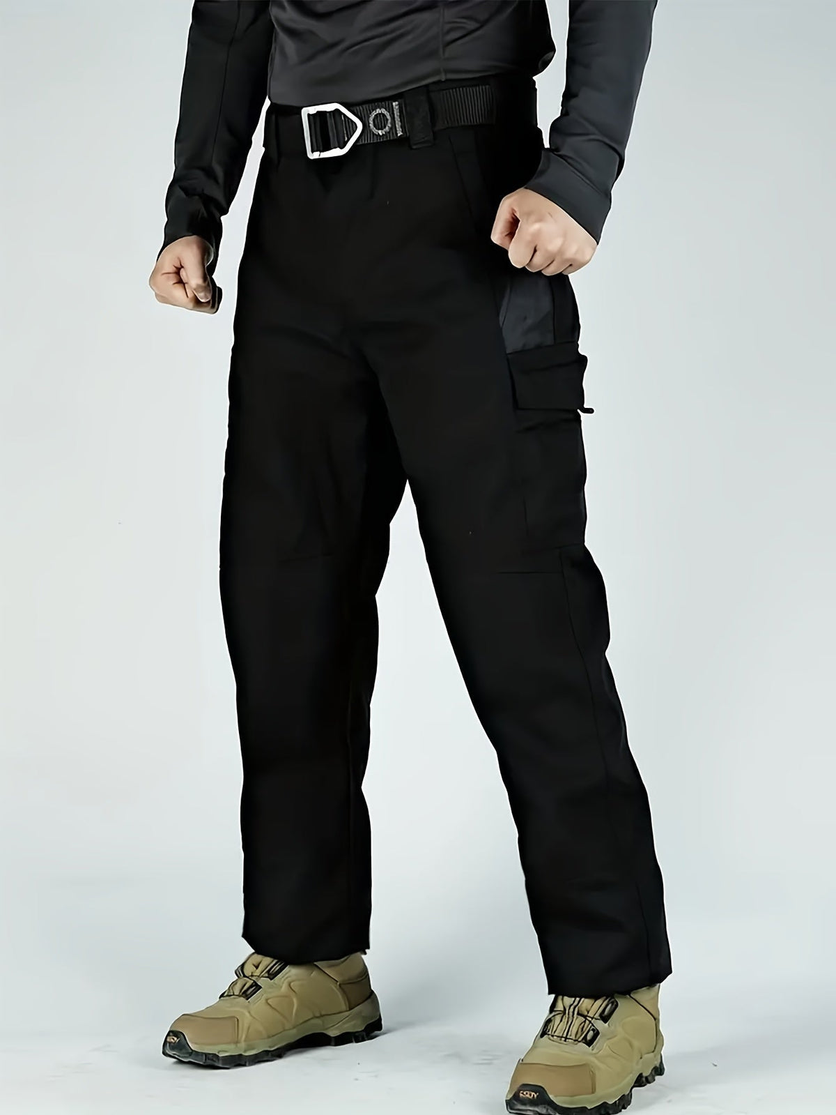 Pantalon cargo tactique pour homme, séchage rapide, léger, multi-poches, pour randonnée, plein air, travail, S-XXXL, noir, gris, vert, marron, coupe droite, pantalon utilitaire