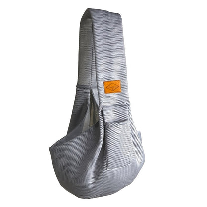 Sac de transport respirant en maille pour animaux - Sac ventral mains libres avec boucle de sécurité pour petits chiens et chats, sac bandoulière confortable et réglable pour promenades, voyages et aventures en plein air, 4 couleurs