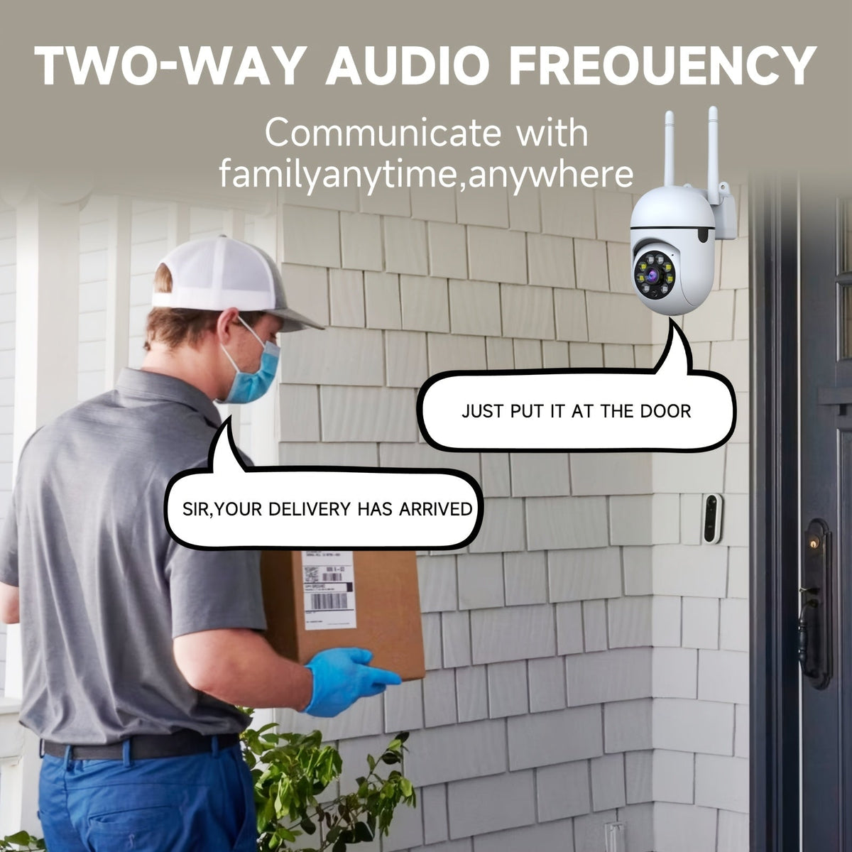 Lot de 2 caméras de sécurité WiFi 2K QHD PTZ panoramique 355° – Double bande 2,4 G/5 G, détection de mouvement par IA, vision nocturne couleur, audio bidirectionnel, stockage cloud et carte SD, babyphone, caméra de surveillance intérieure