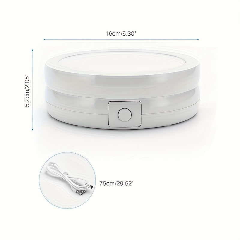 Miroir de maquillage LED avec grossissement 10X – Miroir de courtoisie double face éclairé, LED lumineuses, alimentation USB et piles, miroir de table facile à transporter pour salle de bain, chambre et coiffeuse
