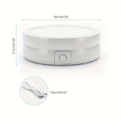 Miroir de maquillage LED avec grossissement 10X – Miroir de courtoisie double face éclairé, LED lumineuses, alimentation USB et piles, miroir de table facile à transporter pour salle de bain, chambre et coiffeuse