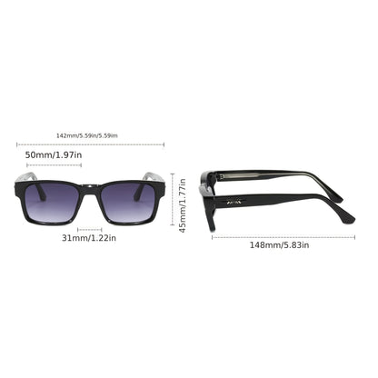 Lunettes carrées rétro pour hommes – Monture légère et durable en TR90, style classique d'inspiration japonaise, lunettes polyvalentes pour le quotidien et les occasions formelles, plusieurs coloris disponibles