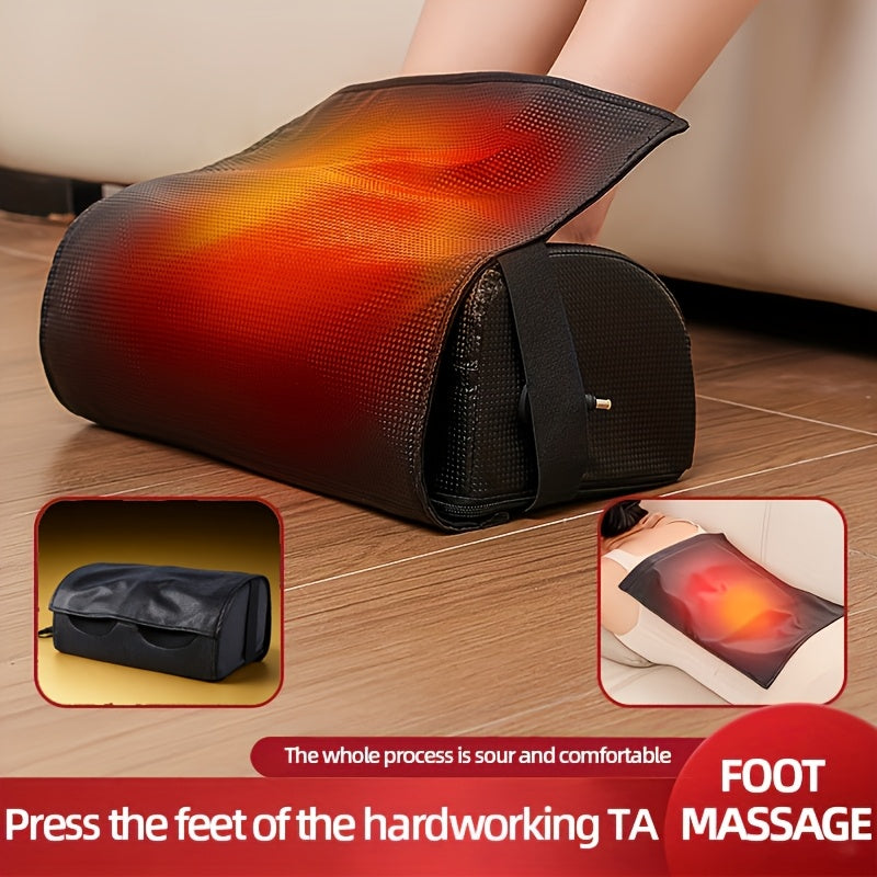 Masseur de pieds électrique avec chaleur – Pétrissage profond et compression pour jambes, pieds et bras, usage à domicile et au bureau, modèles multiples avec housses de pieds