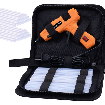 30W Hot Melt Glue Gun Kit with 30 Glue Sticks 7x150mm – Fast Heating Electric Glue Gun for School Arts Crafts DIY Projects and Quick Home Repairs – Multiple Color Options