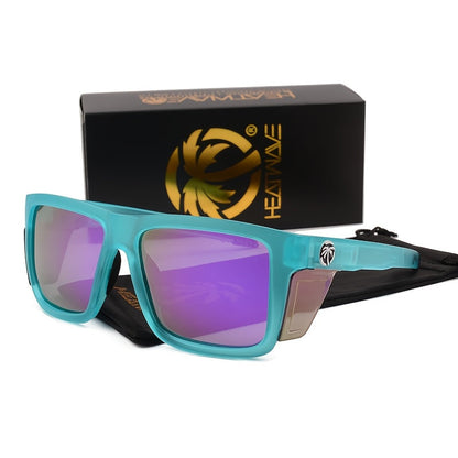 Lunettes de soleil carrées polarisées pour homme, verres photochromiques miroir UV400, monture intégrale en polycarbonate, étui inclus, 10 couleurs, pour le sport et la conduite en extérieur