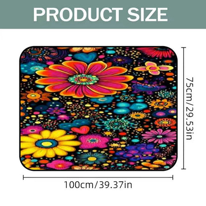 Tapis de coffre pour voiture – Revêtement de chargement antidérapant et imperméable avec motifs uniques, protection intérieure de véhicule durable contre la saleté, les déversements et les rayures, ajustement universel