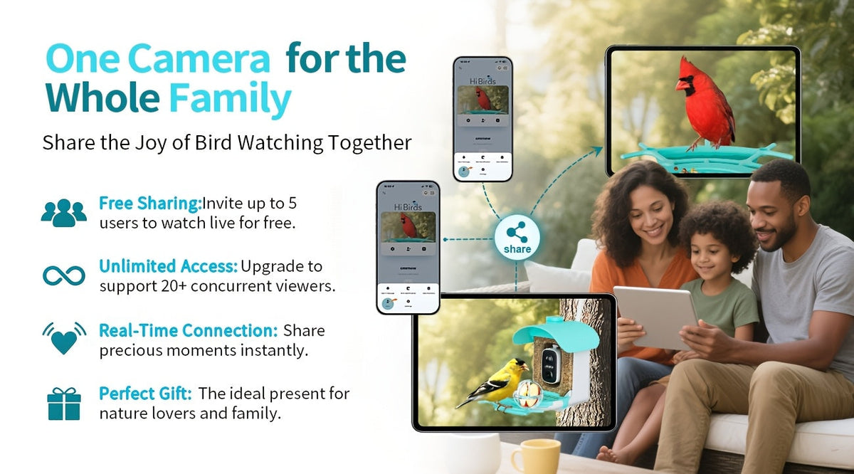 Mangeoire à oiseaux intelligente avec caméra solaire – 4MP 2K HD, identification des espèces d'oiseaux, détection de mouvement, protection contre les écureuils, étanchéité IP66, surveillance à distance via application, cadeau pour les amoureux des oiseaux