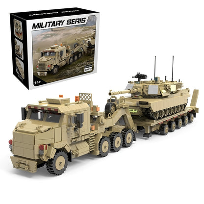 Ensemble de construction de véhicule blindé technique de 3580 pièces 628015 – Modèle de voiture militaire, briques de décoration intérieure, cadeau pour amis, anniversaires, Saint-Valentin et Noël