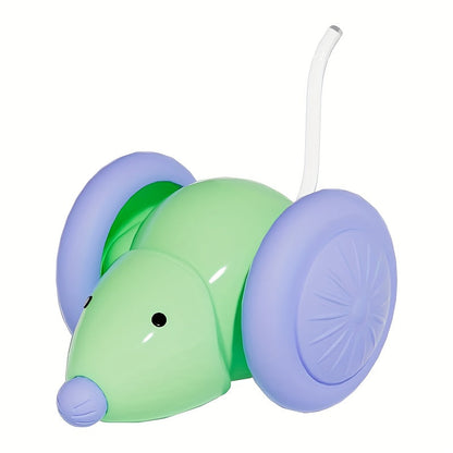 Jouet pour chat souris électrique intelligente à détection automatique - Jouet interactif pour chaton, anti-ennui, divertissement autonome, jouet pour chat à mouvement automatique, exercice et jeu mains libres pour chats d'intérieur