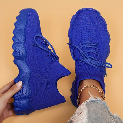 Chaussures de running à amorti pour femmes – Baskets respirantes à semelle souple et col élastique pour la course sur route, les sports de plein air et le quotidien, cadeau pour maman ou petite amie, 6 couleurs, tailles US 6–12