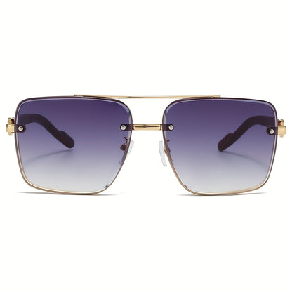 Lunettes de soleil rétro carrées effet bois pour hommes et femmes – Verres dégradés AC anti-UV400, monture légère en polycarbonate, 7 coloris au choix, lunettes de style urbain vintage pour la conduite, les voyages et le quotidien