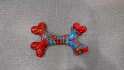 Jouets à mâcher indestructibles pour chiens destructeurs de grande race - Jouet à mâcher robuste et durable, lot de 1, 2, 4 ou 5, design rayé, jouet ultra-résistant pour grands chiens, nettoyage des dents et soulagement de l'ennui