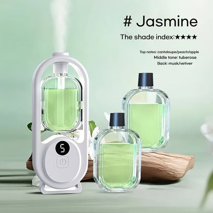 Essential Oil Diffuser Aromatherapy Humidifier with 7 Color LED Light, USB Powered Quiet Mini Aroma Diffuser for Bedroom, Office, Yoga & Home – Timer Setting, Multiple Scents Available