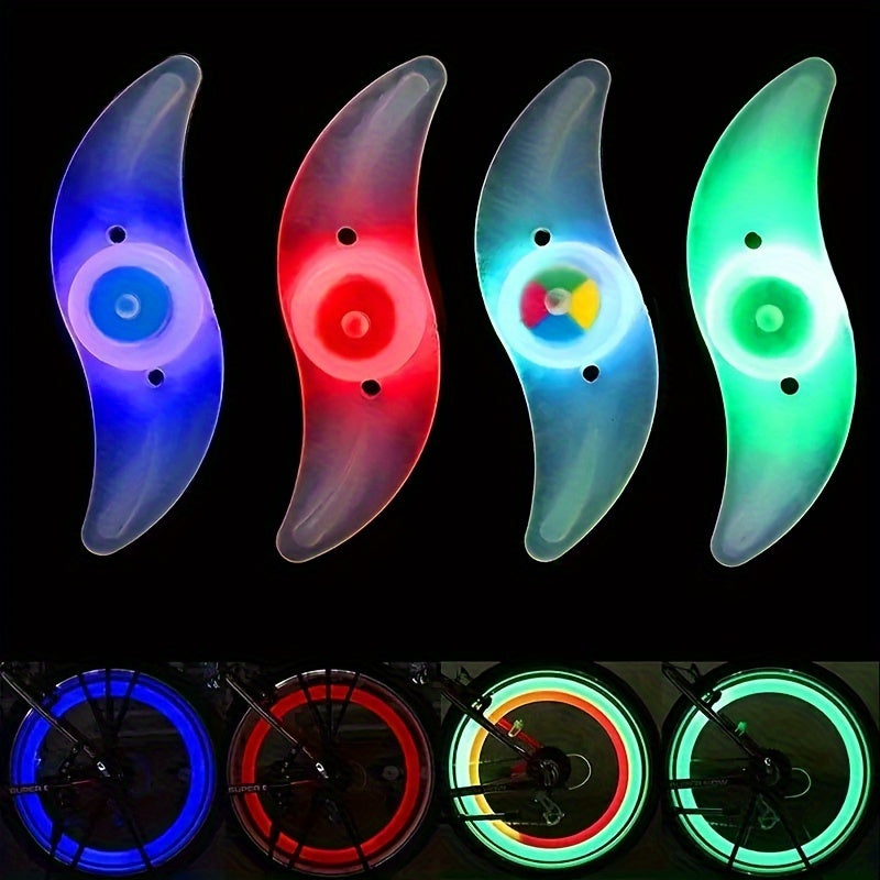 LED Bike Spoke Lights 8 Pack Bicycle Wheel Tire Lights Waterproof Safety Night Riding Lights Visible 360° for Road Mountain Bike Adults Kids Men Women Cycling Accessories Gift