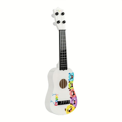 Guitare jouet ukulélé pour enfants 16,5 pouces, instrument de musique pour débutants, jouet d'éveil musical, cadeau pour enfants et tout-petits, violet, bleu, rouge, vert, blanc, noir