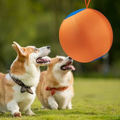 Grosse balle gonflable pour chien – Jouet interactif pour l'entraînement et le rassemblement, jouet d'exercice anti-ennui pour bouledogues, golden retrievers et bergers australiens, sans pile nécessaire