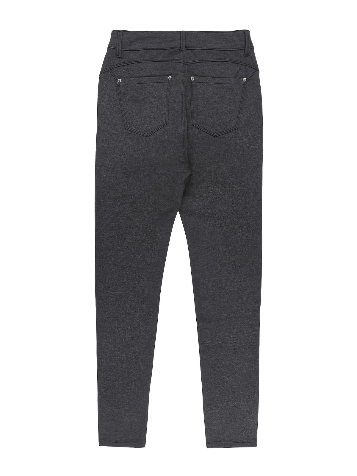 Jean skinny stretch taille haute pour femme, détail bouton en métal, style urbain, pantalon en jean coupe ajustée, 10 couleurs, S-XXL
