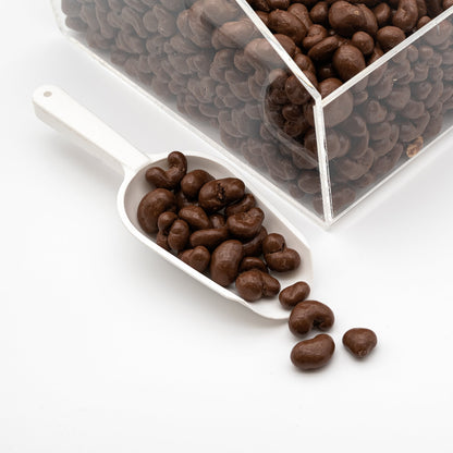 Noix de cajou au chocolat au lait – Noix de cajou enrobées de chocolat au lait crémeux de qualité supérieure, collation gourmande en vrac pour cadeaux, fêtes et plaisirs quotidiens