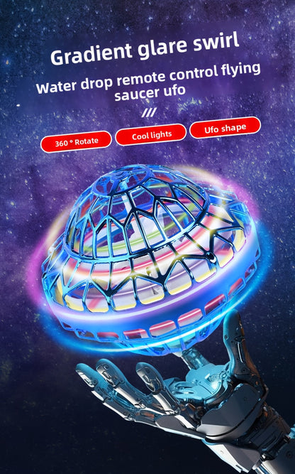 Jouet balle volante magique OVNI avec lumière LED – Contrôle manuel, balle boomerang à lévitation, contrôle intelligent par gestes, jeu intérieur/extérieur, cadeau de fête pour enfants, garçons et filles, Halloween, Noël