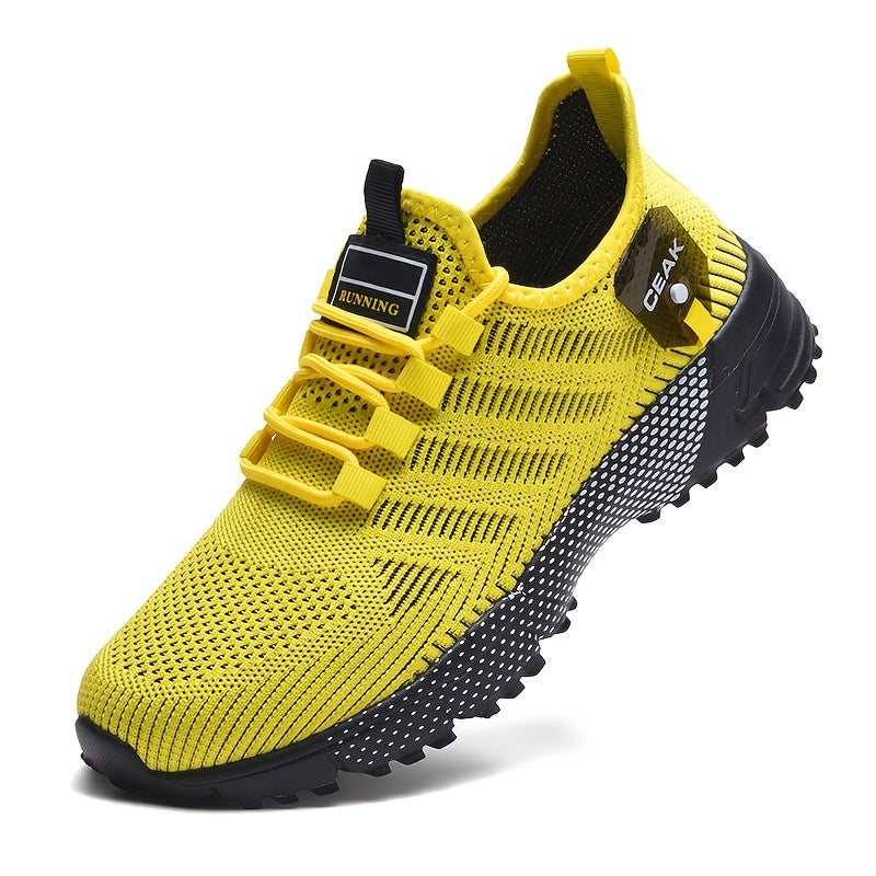 Baskets respirantes en maille pour hommes – Chaussures de sport légères et antidérapantes, coupe basse, pour la course, le jogging, la salle de sport, les activités en extérieur et le quotidien, tailles US 6.5–13.5