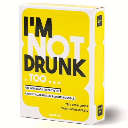 Jeu de cartes amusant avec 55 cartes hilarantes – Parfait pour les soirées jeux, les 21 ans, les enterrements de vie de jeune fille et les réunions entre adultes – Cadeau idéal pour briser la glace et jeu à boire inoubliable