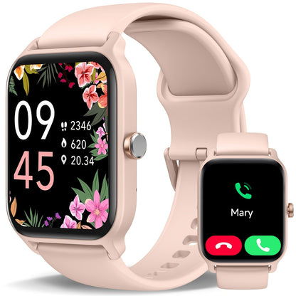 FAWEIO Smart Watch with Alexa & Wireless Calling – 1.8" HD Touchscreen, Fitness Tracker, 100+ Sports Modes, Compatible with iPhone & Android, for Women & Men