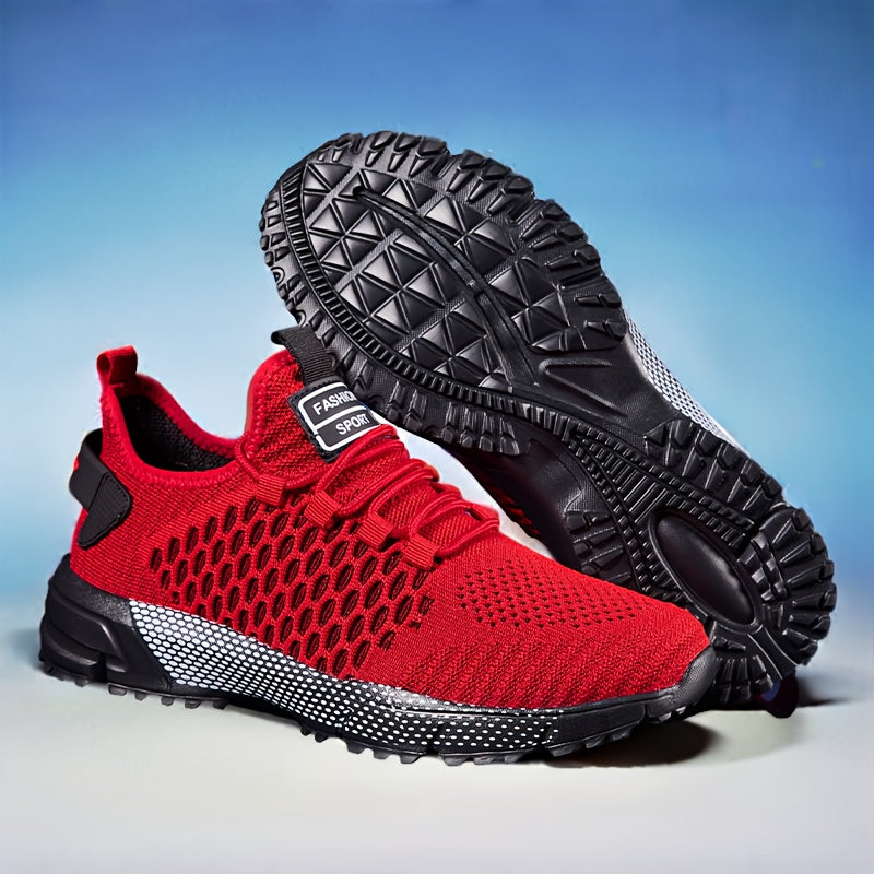 Baskets respirantes à double maille pour hommes – Chaussures de course légères et antidérapantes pour le jogging, le fitness, les voyages quotidiens et une tenue décontractée, chaussures de sport tendance, tailles US 7-14, disponibles en plusieurs coloris