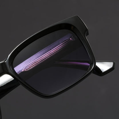 Lunettes carrées rétro pour hommes – Monture légère et durable en TR90, style classique d'inspiration japonaise, lunettes polyvalentes pour le quotidien et les occasions formelles, plusieurs coloris disponibles