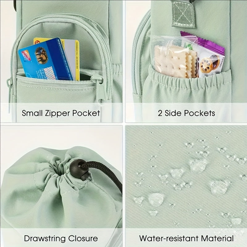 Sac à bandoulière croisé – Sac de jour monobretelle, sacoche pour téléphone légère et multifonction avec sangle réglable, tissu résistant, pour sports en plein air, randonnée, voyage, fitness, usage quotidien – Hommes et femmes