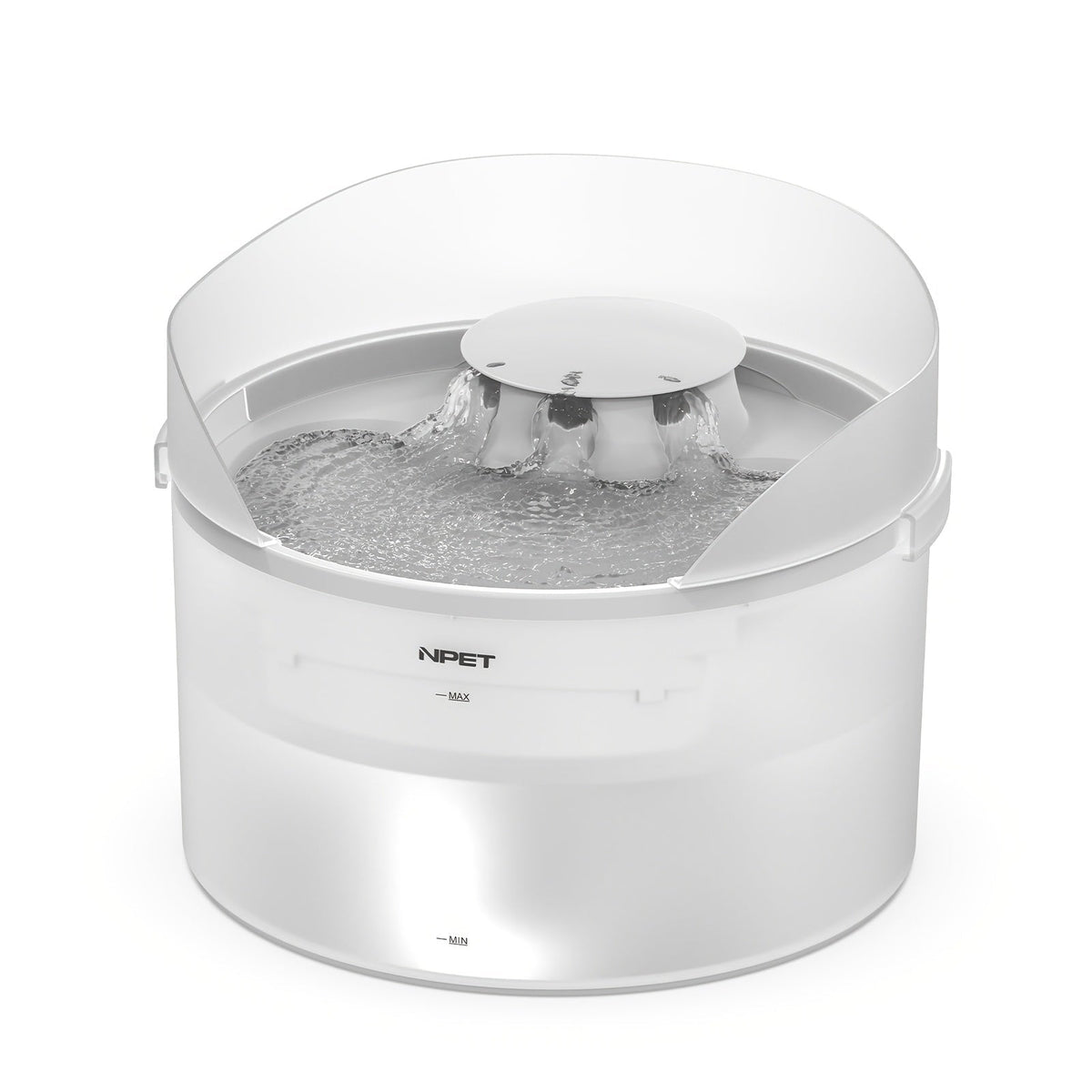Fontaine à eau automatique pour chien, distributeur d'eau pour animaux de compagnie grande capacité de 4,9 litres avec protection anti-éclaboussures, kit de nettoyage et USB basse tension pour chiens, chats et foyers multi-animaux