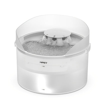 Fontaine à eau automatique pour chien, distributeur d'eau pour animaux de compagnie grande capacité de 4,9 litres avec protection anti-éclaboussures, kit de nettoyage et USB basse tension pour chiens, chats et foyers multi-animaux