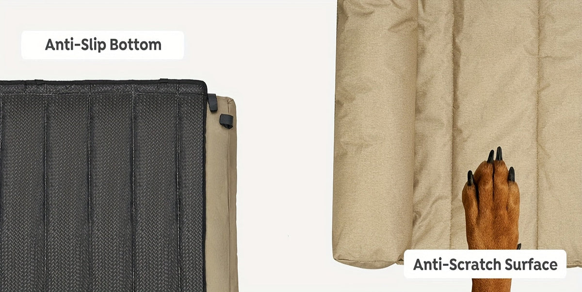 Lit surélevé rafraîchissant pour chien avec matelas amovible – Canapé pour chien surélevé avec rebords, filet respirant et pieds antidérapants pour une utilisation en intérieur et en extérieur