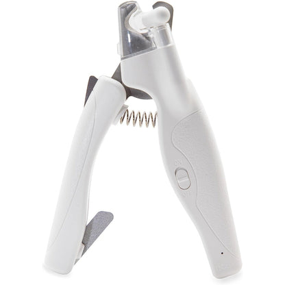 Pet Nail Clipper and Trimmer 2-in-1 - Silent Cordless Dog Nail Trimmer with Safety Guard & Splash Cover, No Battery Required, Suitable for Small Medium Large Dogs, Cats & Parrots, Safe at-Home Grooming