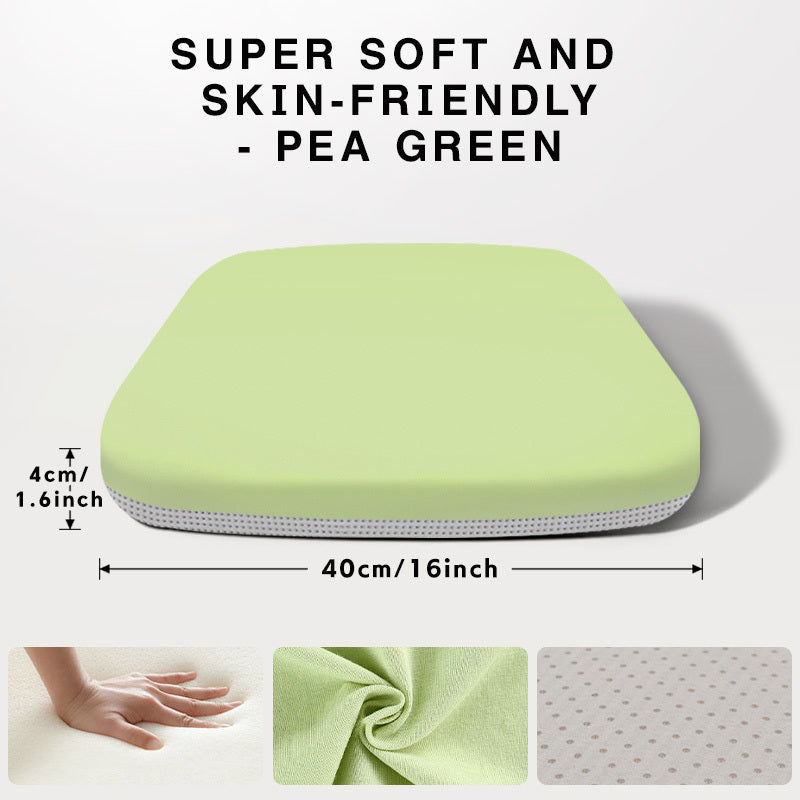 Coussin de siège ergonomique extra large, 39,9 cm, mousse polyuréthane haute densité, base antidérapante, housse lavable et respirante pour chaise de bureau et siège de voiture – Soutien prolongé de l'assise